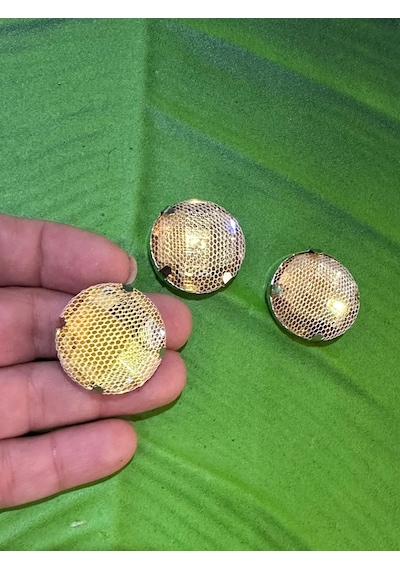 3 Adet Kasalı Opal Taş Seti 3x3 Cm
