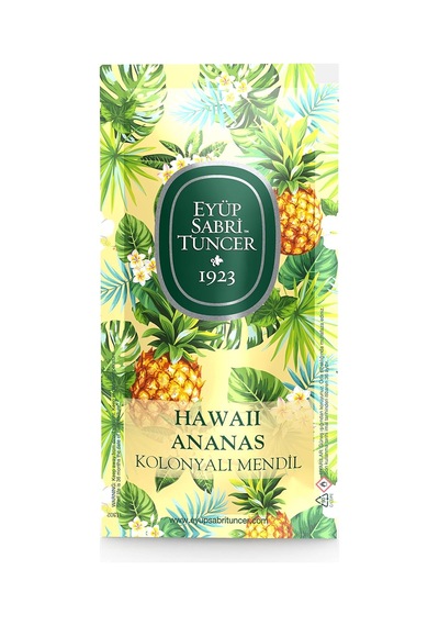 Eyüp Sabri Tuncer Kolonyalı Mendil Hawaii Ananas 150 Li Doypack Poşet 5x10 Küçük Boy