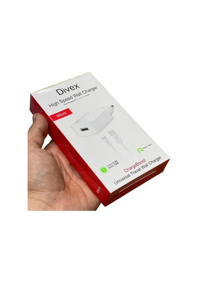 Divex Micro Usb Kablo - Adaptör 2.4a Ev Tipi Şarj Aleti Ds-200