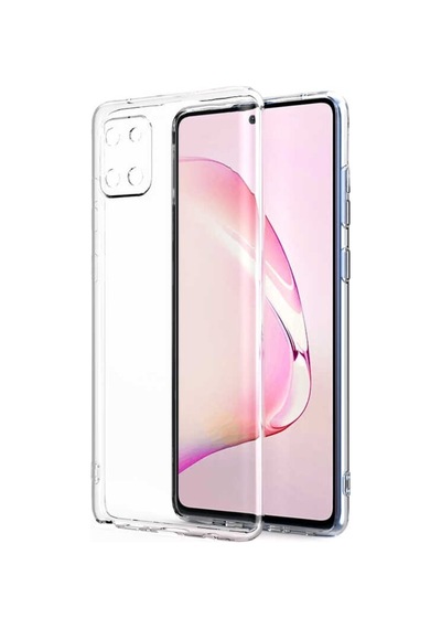Galaxy A81 (Note 10 Lite) Kılıf Kamera Korumalı Süper Silikon Renksiz