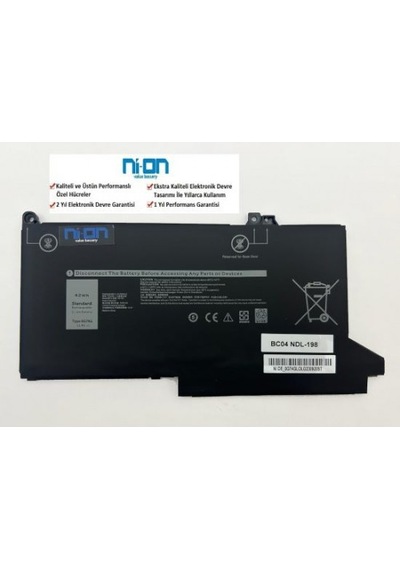 Nion Dell 2pfpw 02pfpw Uyumlu Notebook Batarya - Pil