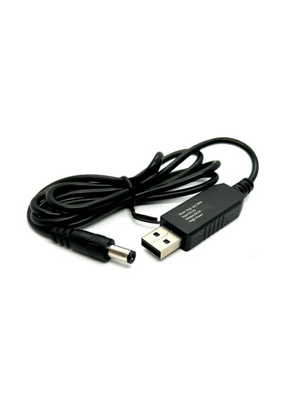 Usb 5v - Dc 9v Dönüştürücü Volatj Yükseltici Güç Kablosu