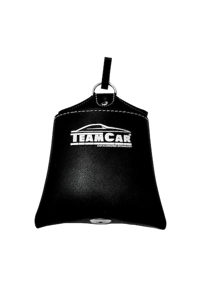 Teamcar Araç İçi Düzenleyici Çok Amaçlı Deri Kese Siyah