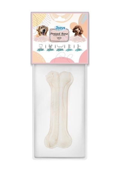 Jooys Beyaz Pres Kemik 27 Cm Tekli