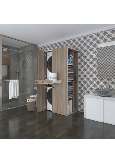 Kenzlife Çamaşır-Kurutma Makinesi Dolabı Ahi Evran Sağ Crd 187 090 60 Çekmeceli Banyo Çok Renkli Kenzlife Çamaşır-Kurutma Makinesi Dolabı Ahi Evran Sağ Crd 187 090 60 Çekmeceli Banyo Çok Renkli