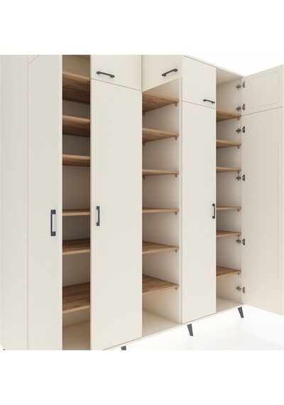 Kronos Dolap 18 Raflı 9 Kapaklı 220x59x243 Aytaşı-aytaşı/çam Aytası/atlas Çam - Aytası