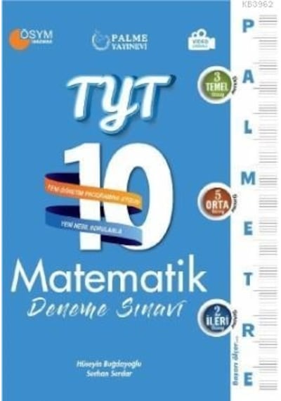 Palme Yks Tyt Matematik 10 Deneme Sınavı Video Çözümlü