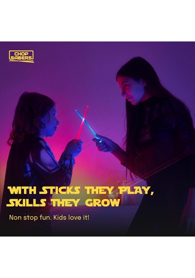 Valkyrie 8 Parça Led Işıklı Chopstick Işık Kılıcı Yemek Çubukları Star Wars Tema Çöpstik Çok Renkli