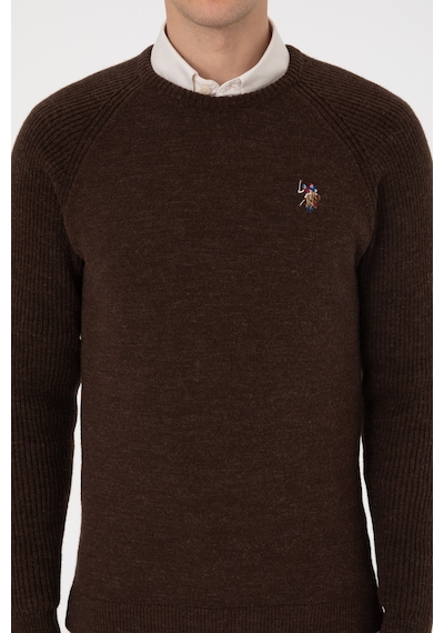 U.s. Polo Assn. Erkek Kahverengi Kazak /triko 50314983-vr029 Kahverengı