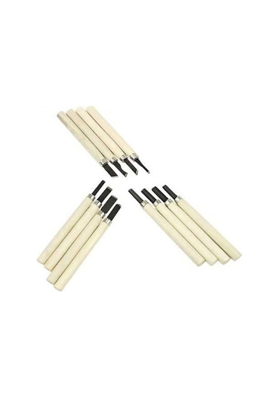 Mannesmann 690-12 Ahşap Oyma Bıçak Seti - 12 Parça