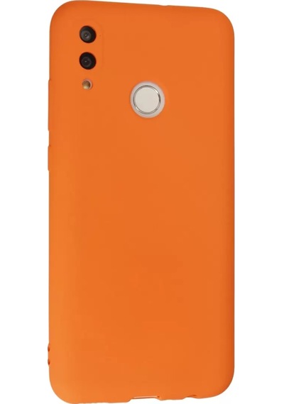 Newface Huawei P Smart 2019 Kılıf Nano İçi Kadife Silikon - Turuncu