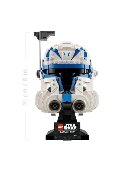 LEGO® Star Wars™ Yüzbaşı Rex™ Kaskı 75349 - Yetişkinler için Koleksiyonluk ve Dekoratif Model Yapım Seti (854 Parça)
