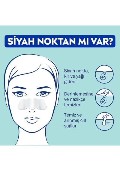 Siyah Nokta Temizleyici Burun T-bant, Gözenek Arındırıcı, Derinlemesine Temizlik, Limon Özü, 4 Adet Diğer