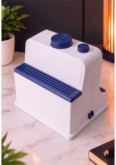 Sincara Home Coffee Print Kahve Üzeri Desen Yapma Makinesi Latte Art Ve Kahve Köşesi Aksesuarı 3d Baskı Kahve Sunumuna Yeni Bir Devrim Beyaz - Lacivert
