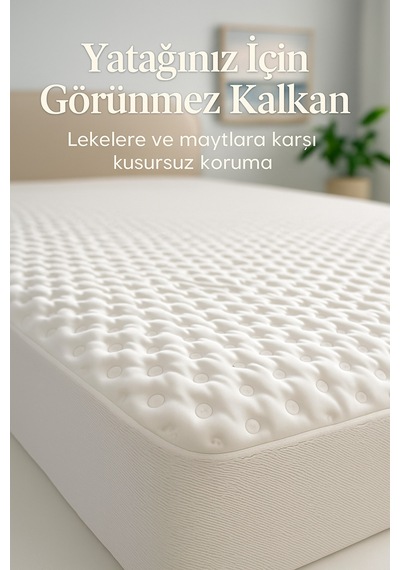 Konfor Pamuklu Opulent Fitted Sıvı Geçirmez Ses Yapmayan Kapitoneli Koruyucu Yatak Pedi Beyaz - 744383156 Beyaz Konfor Pamuklu Opulent Fitted Sıvı Geçirmez Ses Yapmayan Kapitoneli Koruyucu Yatak Pedi Beyaz - 744383156 Beyaz