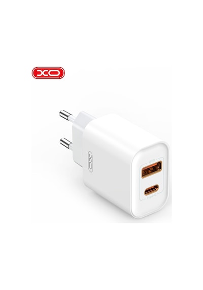 Ce12 Eu 20w Pd & Qc 3.0 Hızlı Şarj Adaptörü Type-c Ve Usb Çift Çıkışlı Apple Uyumlu iPhone & Android Adaptör