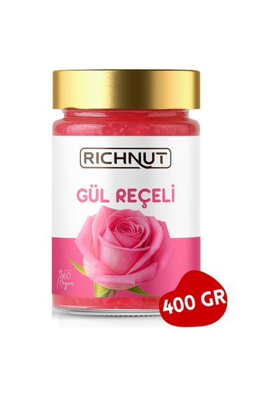 Gül Reçeli Katkı, Koruyucu, Renklendirici İçermez