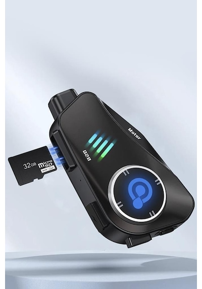 Torima Q28 Intercom + 32 GB Sd Kartlı Bluetooth Motorsiklet Kulaklığı