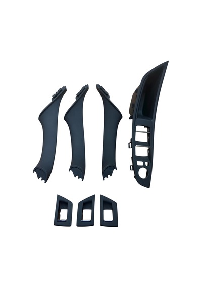 İç Kapı Kolu Seti 7 Parça Siyah / Bmw F10-f10 Lcı / Bmw279101-51417225861 Kol Seçenegi / Kollu