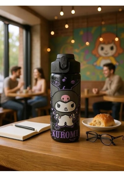 Kuromi 600 Ml Çelik Matara 3444 Çok Renkli