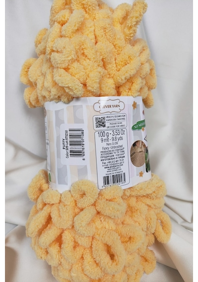 Puffy Limon El Örgü İpi 100gr. 9mt. 5'li Paket - Renk: 509