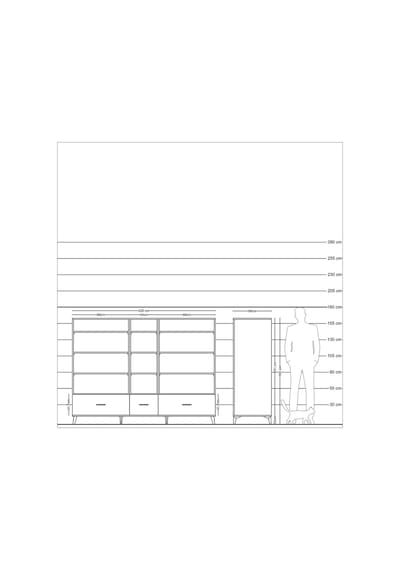 Kronos Dolap 12 Raflı 3 Çekmeceli 220x59x163 Çam-antrasit Çam-antrasit Kronos Dolap 12 Raflı 3 Çekmeceli 220x59x163 Çam-antrasit Çam-antrasit