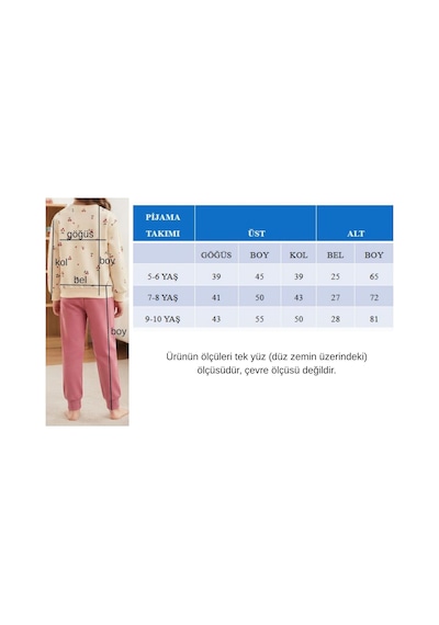 Pina Kids Kız Çocuk Kirazlı Desenli Okul Günlük Eşofman Takımı Esf7034 Mürdüm