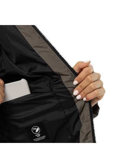 Jack Wolfskin Frozen Lake Coat W Kahve Kahve