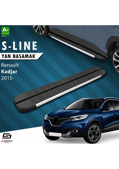 S-Dizayn Renault Kadjar S-Line Aluminyum Yan Basamak 173 Cm 2015