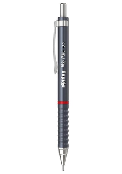 Tikky Retro Versatil Kalem 0.5 Mm, Metalik Gri