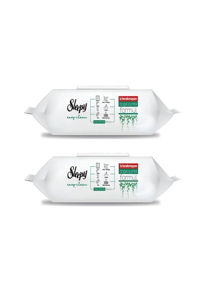 Sleepy Easy Clean Yüzey Temizlik Havlusu 100' Lü 2adet Tekli