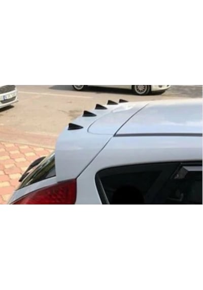Audi A4 Uyumlu Balık Sırtı Mini Süs Anten Siyah 5'li Fs