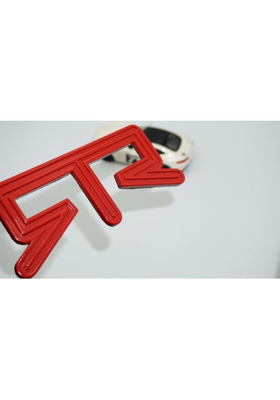 Dk Tuning Mustang Rtr Bagaj Kırmızı Logo Arma Ford İle Uyumlu