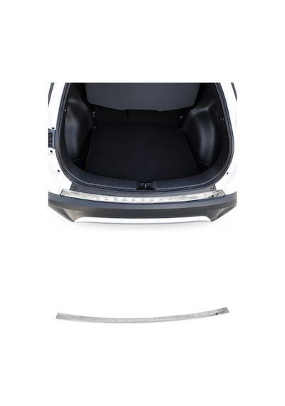 Toyota Corolla Cross Suv 2021-2027 Uyumlu Krom Arka Tampon Eşiği Paslanmaz Çelik