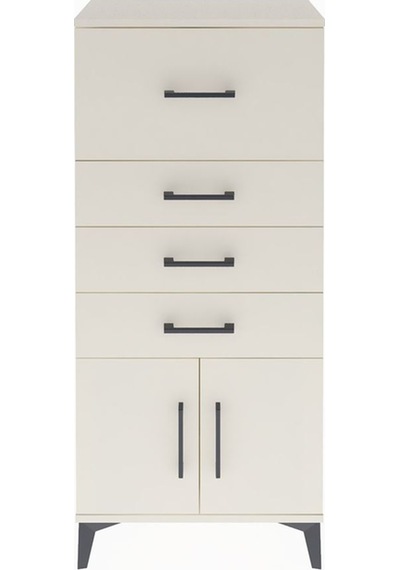 Arges Dolap 4 Çekmeceli 2 Kapaklı 60x30x134 Aytaşı-aytaşı Aytaşı