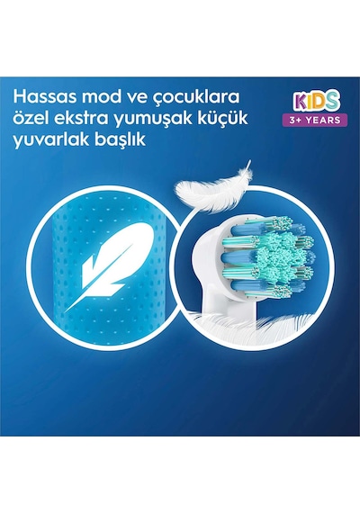 Oral-B D100 Vitality Frozen Özel Seri Çocuklar İçin Şarj Edilebilir Diş Fırçası