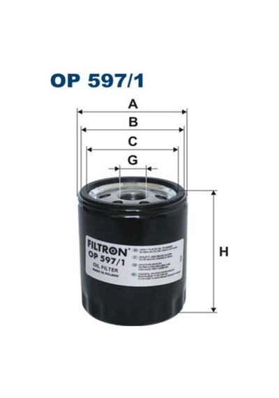 Filtron Op597.1 Yag Filtresi Mazda Cx-5 518073921
