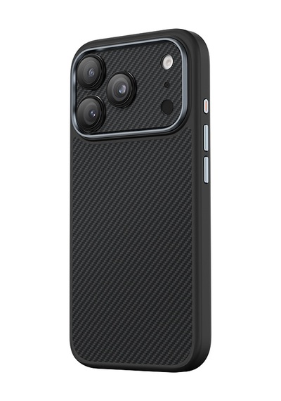 Apple Uyumlu   iPhone 17 Pro Max Benks Armorwarrior Serisi 600d Kevlar Kamera Lens Koruyucu Siyah