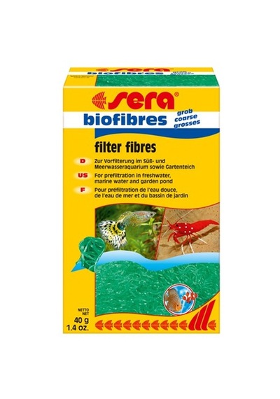 Sera Bio Fibres Kaba Pislik Tutucu Kalın Filtre Malzemesi 40 Gr