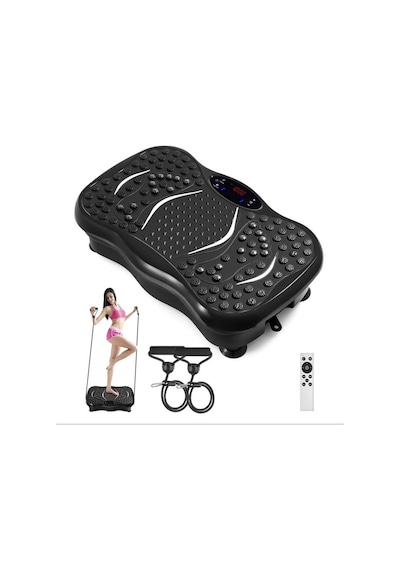 Valkyrie M570 Titreşimli Masaj Ve Spor Aleti Vibrating Plate - 2x Direnç Lastiği - Bluetooth Usb Bağlantı Speaker - Kumandalı