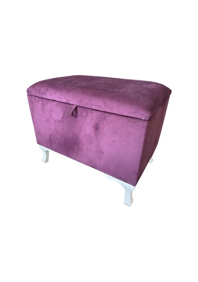 Sandıklı Puf(Bench)-Ayakucu Pufu-60cm-Kadife Kumaş-Tek Parça