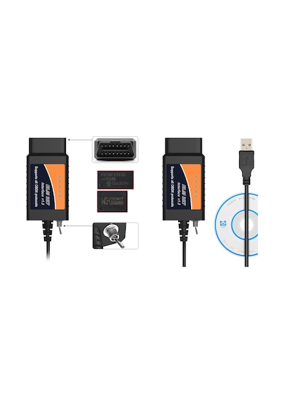 Usb Bağlantılı Modifiye Edilmiş Kısa Devreli CH340 Çipli HS / MS Modülü Forscan Foccus Ddt4All