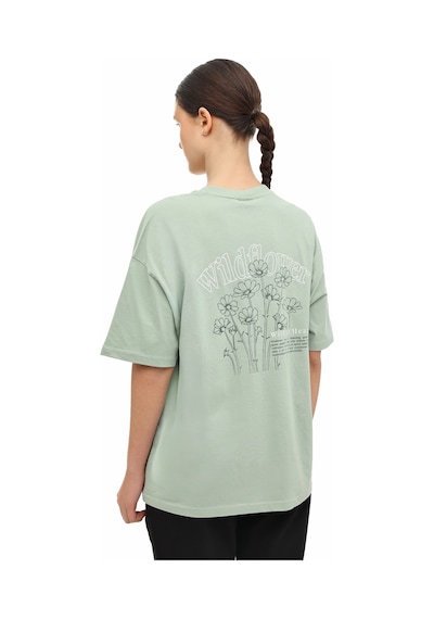 Lumberjack Wl 11teel 6fx Mint Kadın Kısa Kol T-shirt 000000000102063404 Yeşil