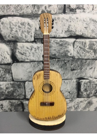 Minyatür Gitar Masa Üstü  Enstrüman