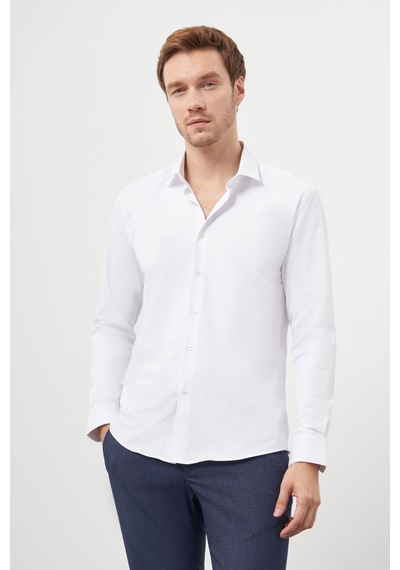 Morven Erkek Beyaz Basic Slim Fit İtalyan Yaka Gömlek 25mc004008600 Beyaz Beyaz Morven Erkek Beyaz Basic Slim Fit İtalyan Yaka Gömlek 25mc004008600 Beyaz Beyaz