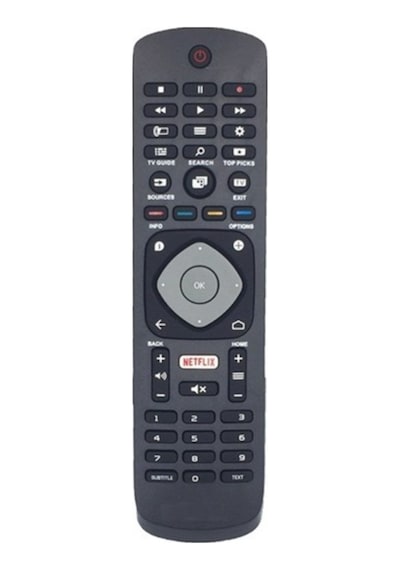 65pus6521/12 Uyumlu Klavyesiz Yedek Televizyon Kumandası