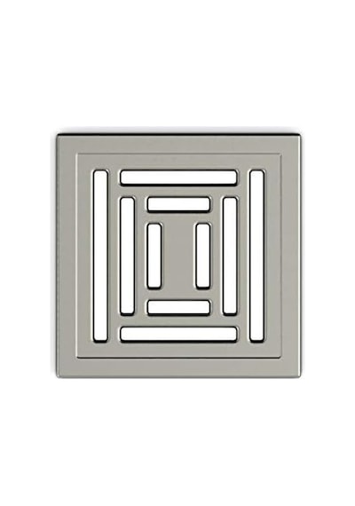 V-flow Kare 5606982 Duş Kanalı, Yandan Çıkışlı, 15x15 Cm, Dk 800 Kapak, Mat Krom 508 Yeşil