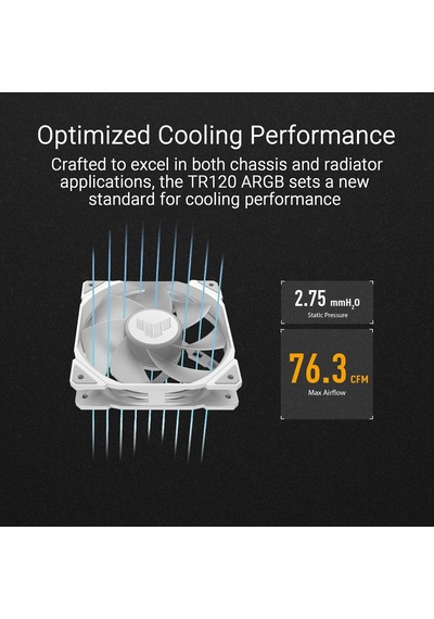 Tr Tuf Gaming Tr120 Argb Ters Beyaz Fan Tekli Paket Diğer