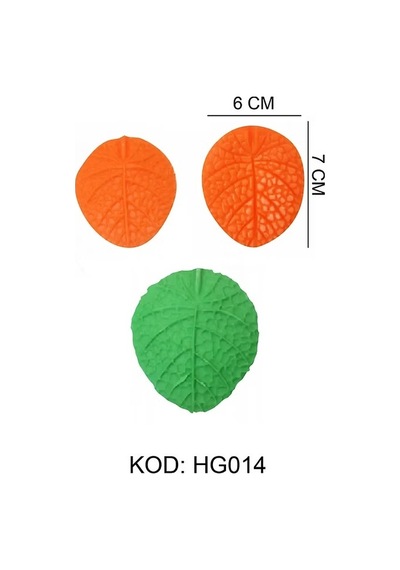 Silikon Kalıp Yaprak Hg-014 Pembe