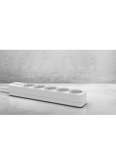 Inca Ipw-44gb 5 Port Akım Korumalı Led Tuşlu Priz 1.5m - Beyaz